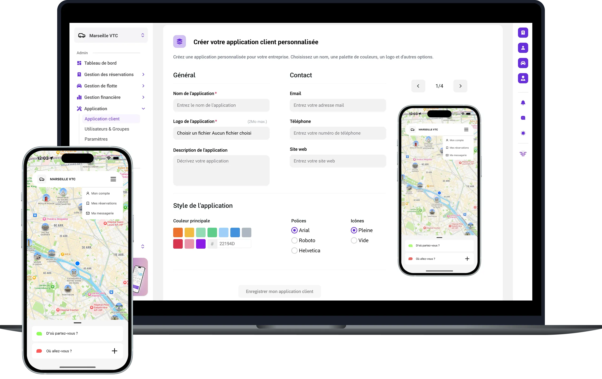 Application mobile en marque blanche pour VTC : le guide